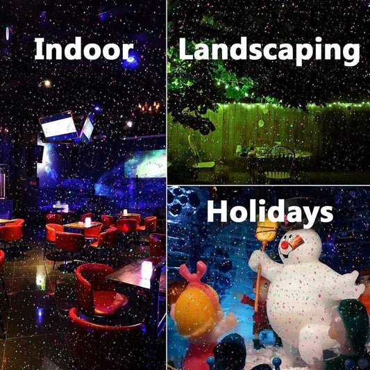 Outdoor Laser Light Projector – 1000 LED Stars for Holiday Decor