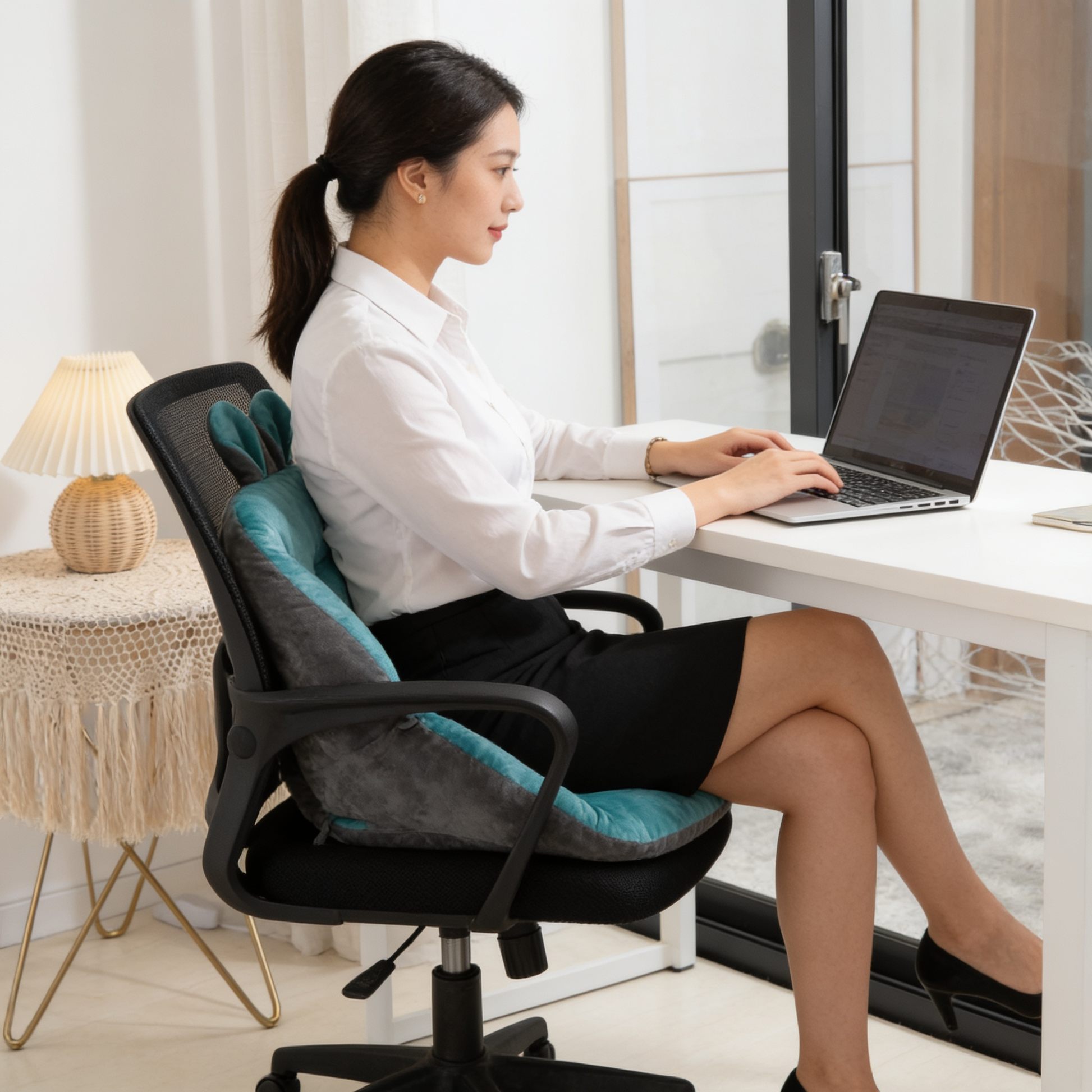 Seat cushion on office chair - lifestyle
