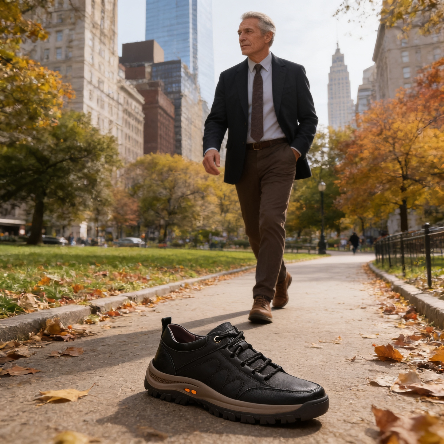 Leather shoes in use - lifestyle