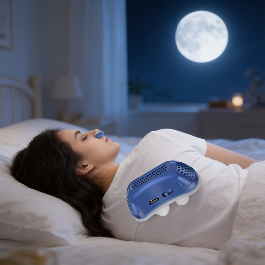 Micro CPAP in use - lifestyle