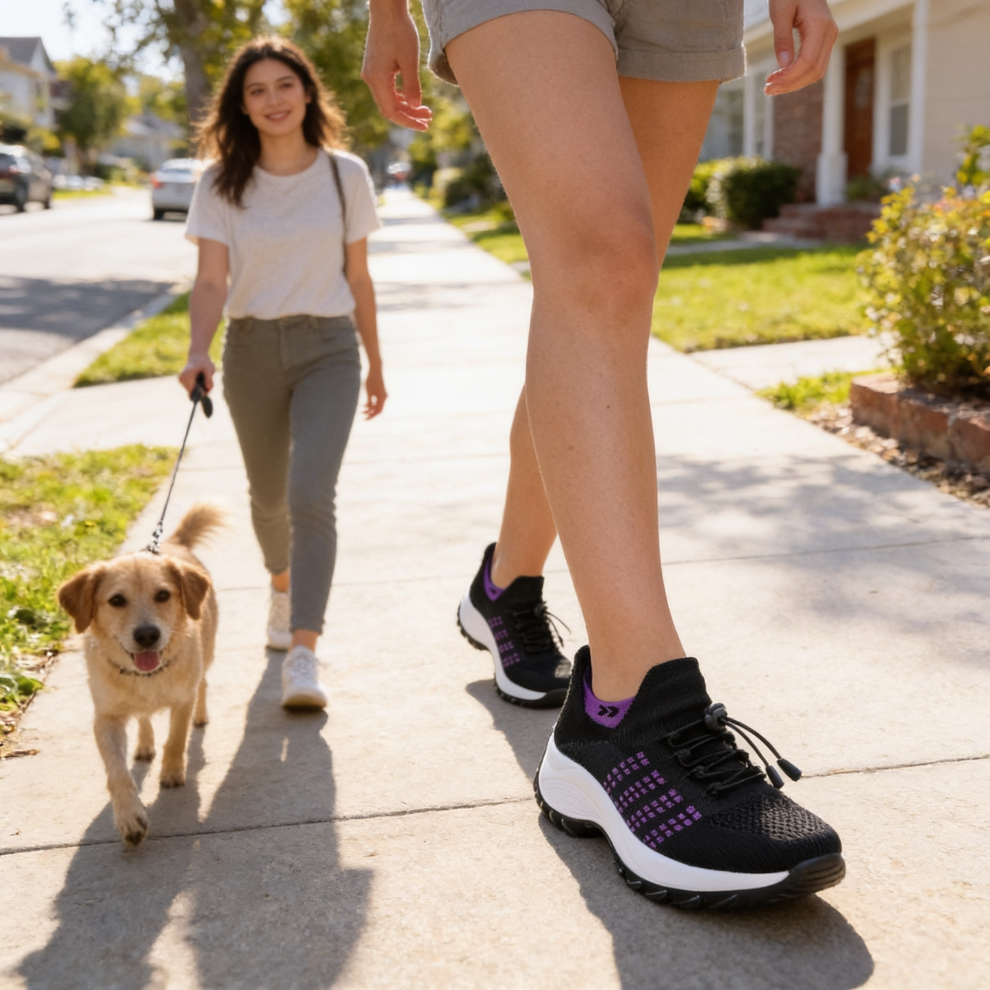 Orthopaedic sneakers in use - lifestyle