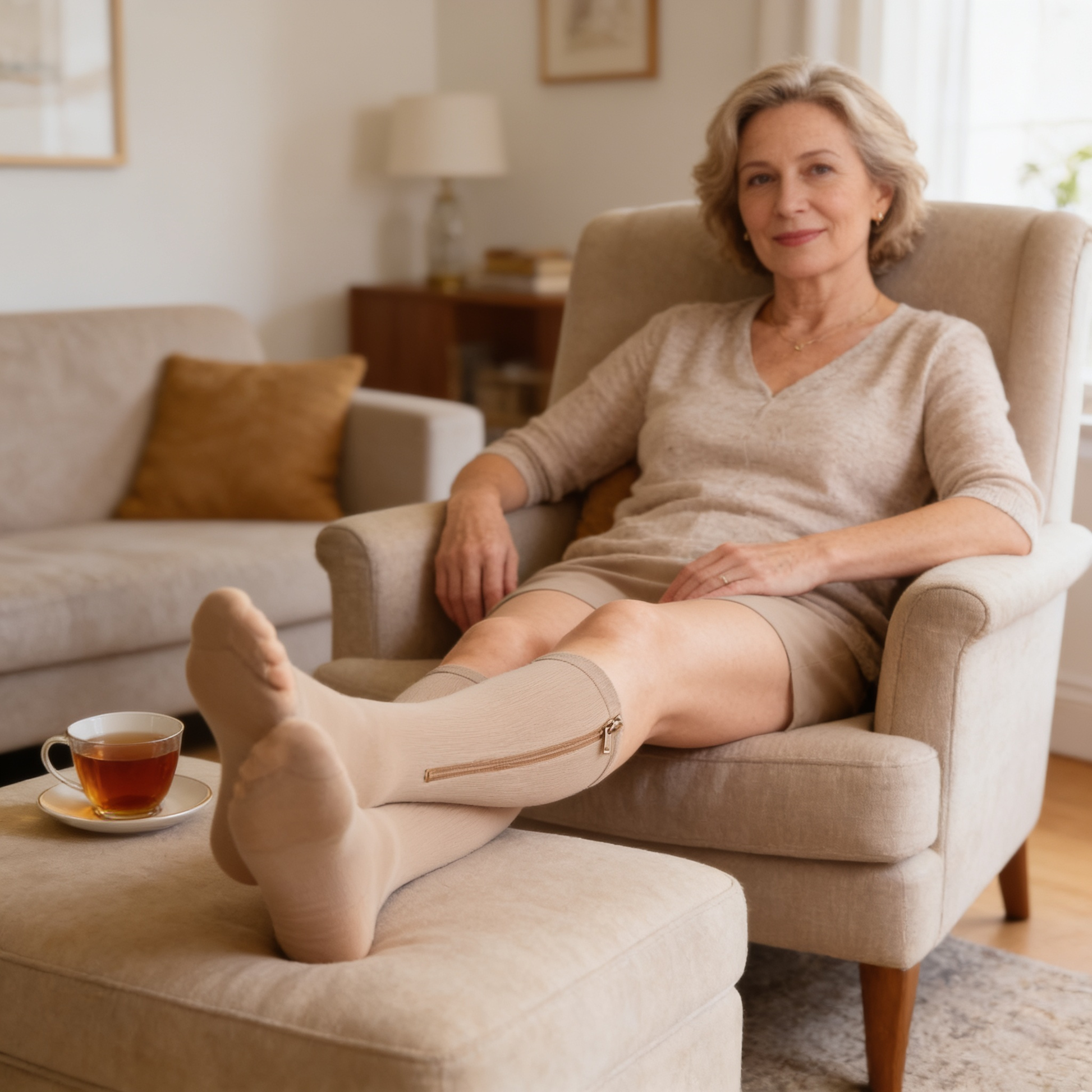 Compression socks in use - lifestyle