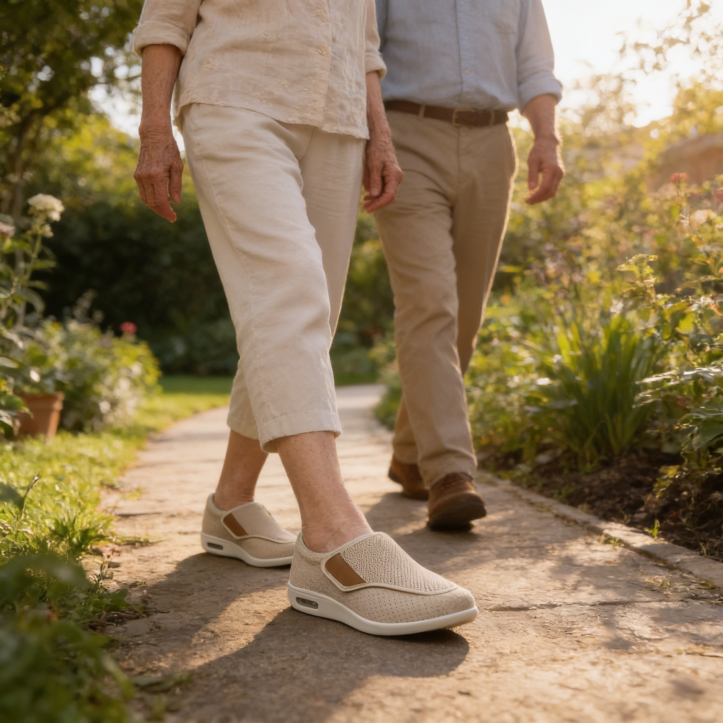 Diabetic shoes in use - lifestyle