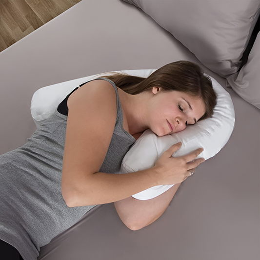 Side Sleeper Orthopedic Pillow with Ear Cutout Design